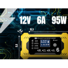 „Tracer 47776 DT126“ lygintuvas 12 V 6 A, diagnostika ir priežiūra