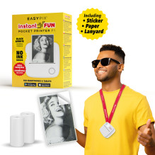 „Easypix InstantFUN“ kišeninis spausdintuvas P1 10102 „Easypix InstantFUN“ kišeninis spausdintuvas P1 10102