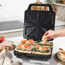 Salter EK6538VDE 4-Slice Sandwich Maker