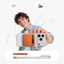 BOYA Notra Voice Recorder with AI Transcription - Orange
