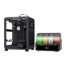 3D Printer - Creality K2 SE Combo, 500 mm / s, ±0.1 mm, Dual Gear Extruder, Black