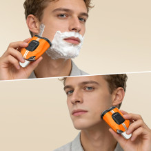MAXGROOM M-501 elektrinis skustuvas – oranžinis