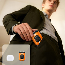 MAXGROOM M-501 elektrinis skustuvas – oranžinis