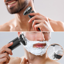 MAXGROOM BS-8012A 3 viename elektrinis skustuvas – juodas