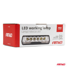 Lampa robocza drogowa LED PRO reflektor homologacja ECE R148 12V 24V AMIO-03866