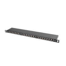 LANBERG PATCH PANEL 24 PORT 0.5U CAT.5E FTP BLACK LANBERG PATCH PANEL 24 PORT 0.5U CAT.5E FTP BLACK