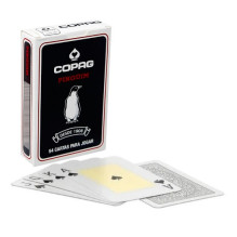 Playing Cards - Copag Pinguim Bridge Format 54 Cards 57.15 x 88.9 mm Black Playing Cards - Copag Pinguim Bridge Format 54 Cards 57.15 x 88.9 mm Black