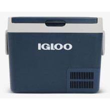Cooler Box - Igloo ICF 40 38.8L Capacity, AC/DC Power, Lift-Off Lid Electric Blue, Gray