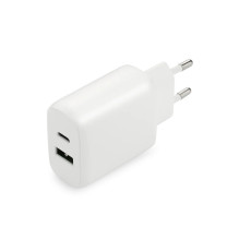 Įkroviklis - EverActive Greitas Įkrovimas 3.0 & USB-C PD PPS 25W Baltas Įkroviklis - EverActive Greitas Įkrovimas 3.0 & USB-C PD PPS 25W Baltas