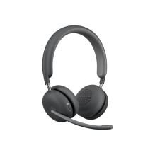 Belaidis Ausinės - Logitech Zone Wireless 2 Teams Versija, USB-C Imtuvas, AI Triukšmo Naikinimas, Juoda