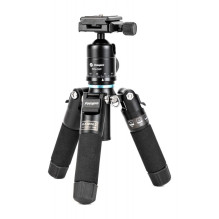 Tripod - Fotopro M-5 Mini 2 Tripod with FPH-53P Head, 8 kg Load Capacity, 13.9-48.6 cm, Aluminum Black Tripod - Fotopro M-5 Mini 2 Tripod with FPH-53P Head, 8 kg Load Capacity, 13.9-48.6 cm, Aluminum Black