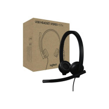 Ausinės - Logitech H570e Teams Version Stereo USB-A Ausinės Juodos