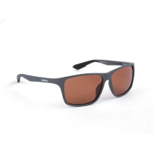 Fishing Goggles - Shimano Technium Polarized Sunglasses, UV-400 Cat. 3, Cabbage Lenses, Matte Dark Grey / Copper