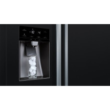 Šaldytuvas - Bosch Serie 6 Dviduris 562 L, Juodas