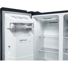 Šaldytuvas - Bosch Serie 6 Dviduris 562 L, Juodas