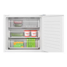 Bosch Serie 4 KBN96VFE0 šaldytuvas-šaldiklis, įmontuojamas, 383 LE, baltas
