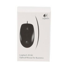 MOUSE USB OPTICAL B100 / BLACK OEM 910-003357 LOGITECH