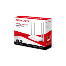 Wireless Router, MERCUSYS, Wireless Router, 300 Mbps, IEEE 802.11b, IEEE 802.11g, IEEE 802.11n, 1 WAN, 3x10 / 100M, LAN 