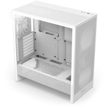 Case, NZXT, H5 Flow, MidiTower, Case product features Transparent panel, Not included, ATX, EATX, MicroATX, MiniITX, Col