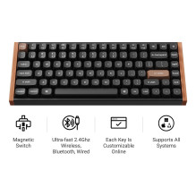 KEYBOARD WRL K2 HE / BLACK K2H-J1 KEYCHRON