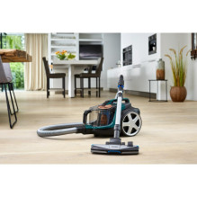 Dulkių siurblys, PHILIPS, PowerPro Expert, be maišelio, 900 vatų, talpa 2 l, triukšmas 75 dB, žalias, svoris 5,5 kg, FC9