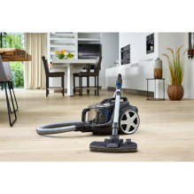 Dulkių siurblys, PHILIPS, PowerPro Expert 7000 serija, be maišelio, 900 vatų, talpa 2 l, triukšmas 75 dB, juodas, svoris