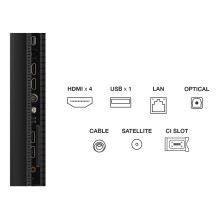 TV Set, TCL, 50 ", 4K Ultra HD, 3840 x 2160 pixels, Flat, 16:9, QD-Mini LED, 50C69K