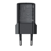Įkroviklis Acefast A117 20W GaN USB-C juodas Įkroviklis Acefast A117 20W GaN USB-C juodas