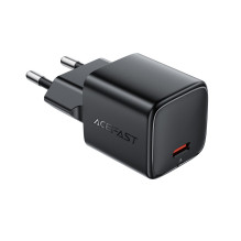 Įkroviklis Acefast A118 30W GaN USB-C juodas Įkroviklis Acefast A118 30W GaN USB-C juodas