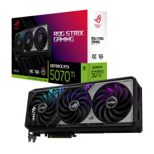 Vaizdo plokštė, ASUS, NVIDIA, GeForce RTX 5070 Ti, 16 GB, GDDR7, 256 bitų, PCI Express 5.0, aktyvus, STRIX-RTX5070TIO16G