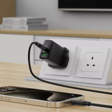 USB kabelis Acefast C16-03 USB-C to USB-C 1.2m juodas USB kabelis Acefast C16-03 USB-C to USB-C 1.2m juodas