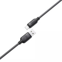 USB kabelis Acefast C16-04 USB-A to USB-C 1.2m juodas USB kabelis Acefast C16-04 USB-A to USB-C 1.2m juodas