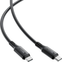 USB kabelis Acefast C17-03 USB-C to USB-C 1.2m juodas