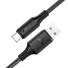 USB kabelis Acefast C17-04 USB-A to USB-C 1.2m juodas