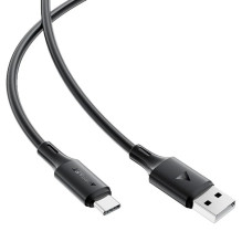 USB kabelis Acefast C17-04 USB-A to USB-C 1.2m juodas