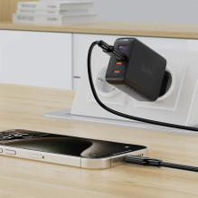 USB kabelis Acefast C17-04 USB-A to USB-C 1.2m juodas