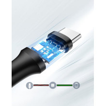 Ugreen US287 60116 USB-A / USB-C 2A laidas, 1 m - juodas