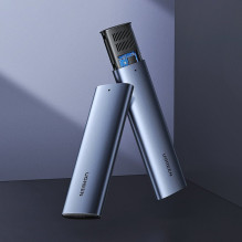 Ugreen M.2 SSD lizdas USB 3.2 Gen 2 diskas (SuperSpeed USB 10 Gbps) + USB tipo C laidas, 0,5 m pilkas (CM400 10902)