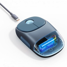 Ugreen MU102 FUN+ Bluetooth / 2,4 GHz belaidė pelė – juoda