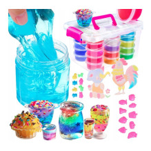 Kiddyz DIY SLIME FACTORY: LARGE SET WITH GLITTER AND FIGURINES FOR MAKING SLIME Kiddyz DIY SLIME FACTORY: LARGE SET WITH GLITTER AND FIGURINES FOR MAKING SLIME