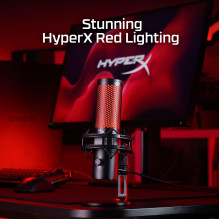 MIKROFONAS HYPERX QUADCAST 2 / JUODAS 872V1AA HYPERX MIKROFONAS HYPERX QUADCAST 2 / JUODAS 872V1AA HYPERX
