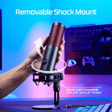 MICROPHONE HYPERX QUADCAST 2 / BLACK 872V1AA HYPERX
