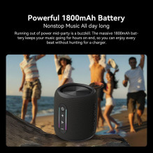 Blackview AuraBass 2 - Bluetooth Speaker - Portable Speaker with Bluetooth - Wireless Music Box - 7 hours Black