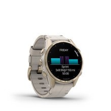 Išmanusis laikrodis - Garmin Fenix 8 1.3" AMOLED GPS, Širdies ritmo monitorius, 43 mm, Auksinis Išmanusis laikrodis - Garmin Fenix 8 1.3" AMOLED GPS, Širdies ritmo monitorius, 43 mm, Auksinis