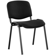 Lankytojų kėdė ISO BLACK (SENC) C-11, juoda Lankytojų kėdė ISO BLACK (SENC) C-11, juoda