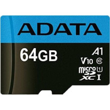 Card microSDHC 64GB C10 Premier ADATA Card microSDHC 64GB C10 Premier ADATA