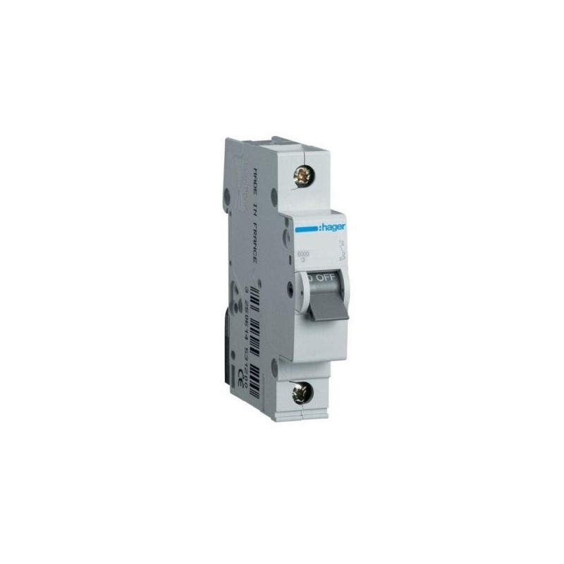 Automatinis jungiklis HAGER 1P B 6kA, 10 A