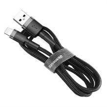 Laidas BASEUS USB TypeA M, Lightning M, 2m juodas CALKLF-CG1 Laidas BASEUS USB TypeA M, Lightning M, 2m juodas CALKLF-CG1