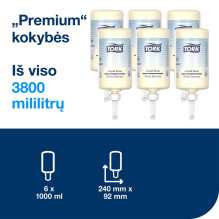 Skystas muilas Tork Premium Mild, 1l Skystas muilas Tork Premium Mild, 1l