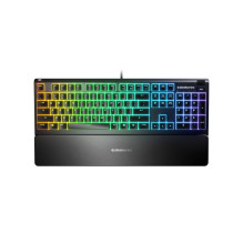 Žaidimų klaviatūra Steelseries Apex 3, anglų (US), juoda